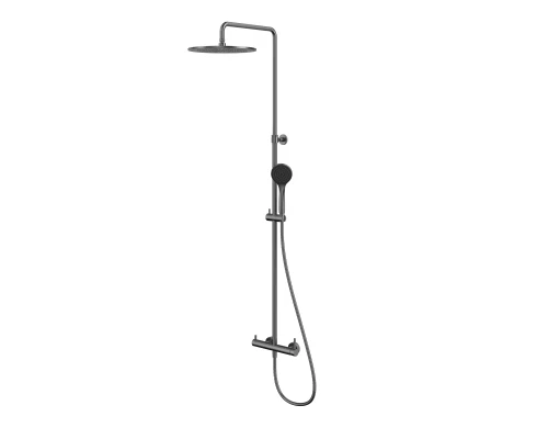 Система для душа наружного монтажа WHITECROSS Y Y1244BASICGM (оружейная сталь)