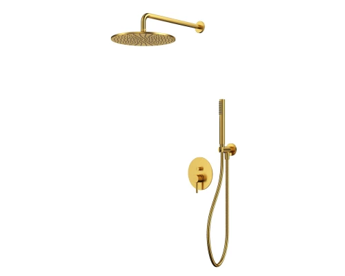 Система для душа скрытого монтажа WHITECROSS Y YSET04GLB (брашированное золото) Elit-san.ru