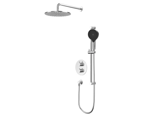 Термостатическая душевая система скрытого монтажа WHITECROSS Y YSET09TOPNIB (брашированный никель)