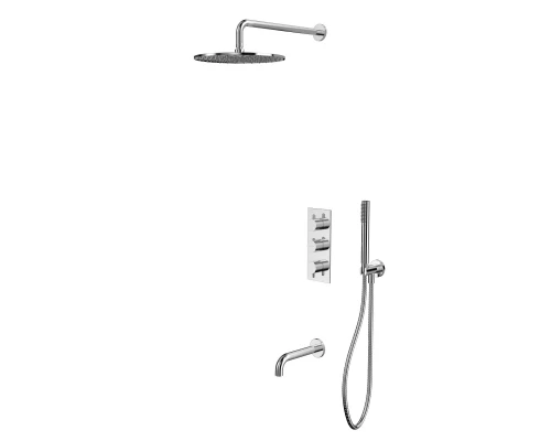 Термостатическая система для ванны скрытого монтажа WHITECROSS Y YSET11CR (хром) Elit-san.ru