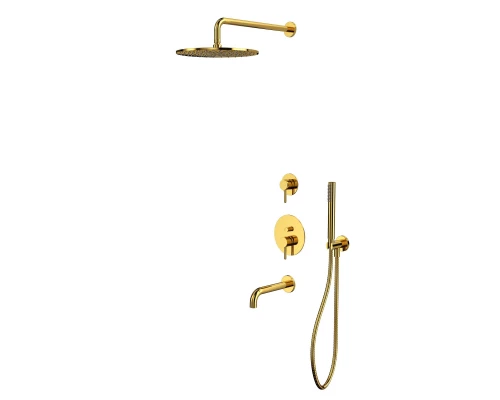 Система для ванны скрытого монтажа WHITECROSS Y YSET07GL (золото) Elit-san.ru