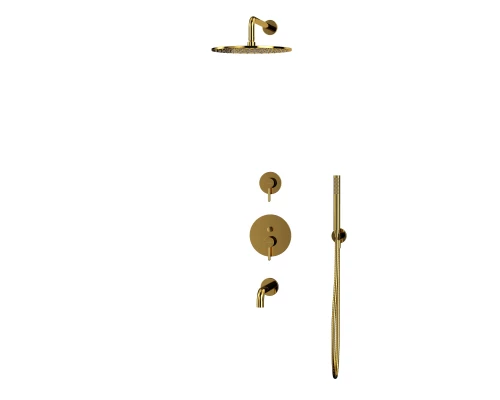 Система для ванны скрытого монтажа WHITECROSS Y YSET07GL (золото) Elit-san.ru