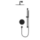Термостатическая душевая система скрытого монтажа WHITECROSS Y YSET09BL (черный мат) Elit-san.ru