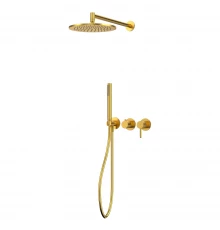 Система для душа скрытого монтажа WHITECROSS Y YSET13GLB (брашированное золото)