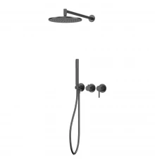 Система для душа скрытого монтажа WHITECROSS Y YSET13GM (оружейная сталь)