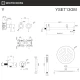 Система для душа скрытого монтажа WHITECROSS Y YSET13GM (оружейная сталь)