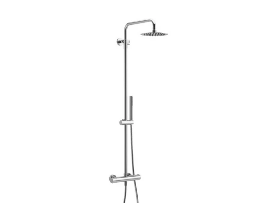 Термостатическая душевая система наружного монтажа EXCELLENT Rain Termo Round ARAC.SY.107CR (хром) Elit-san.ru