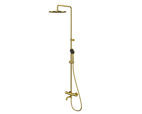 Термостатическая система для ванны наружного монтажа WHITECROSS Y Y1234BASICGL (золото)