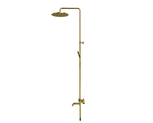 Термостатическая система для ванны наружного монтажа WHITECROSS Y Y1234BASICGL (золото)