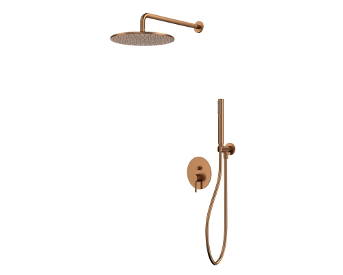 Система для душа скрытого монтажа WHITECROSS Y YSET04CPB (брашированная медь)