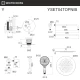 Система для душа скрытого монтажа WHITECROSS Y YSET04TOPNIB (брашированный никель)