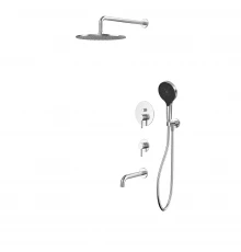 Система для ванны скрытого монтажа WHITECROSS Y YSET07TOPNIB (брашированный никель)