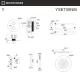 Термостатическая душевая система скрытого монтажа WHITECROSS Y YSET08NIB (брашированный никель)