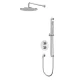 Термостатическая душевая система скрытого монтажа WHITECROSS Y YSET09NIB (брашированный никель)