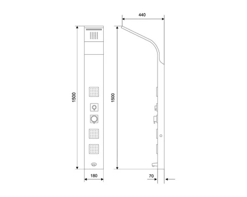 Душевая панель EXCELLENT More Elit-san.ru