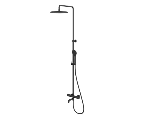 Термостатическая система для ванны наружного монтажа WHITECROSS Y Y1234BASICBL (черный мат)