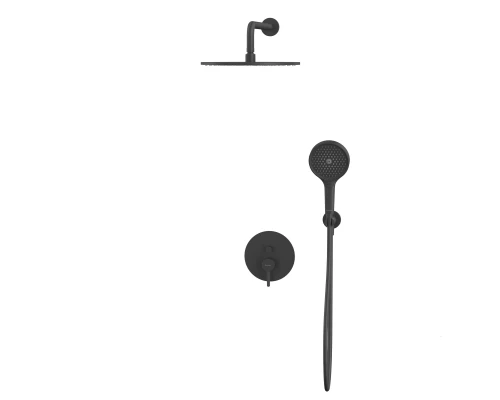 Система для душа скрытого монтажа WHITECROSS Y YSET04TOPBL (черный мат)