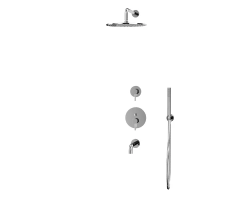 Система для ванны скрытого монтажа WHITECROSS Y YSET07CR (хром) Elit-san.ru