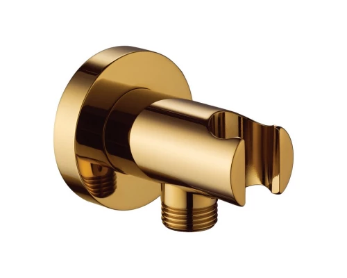 Держатель для душевой лейки Omnires 8873GL угловой соединительный элемент, золото Elit-san.ru