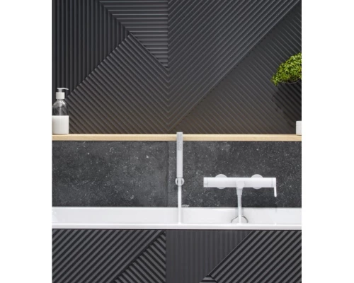 Душевой гарнитур точечный EXCELLENT Loka AREX.SET.023WH (белый мат) Elit-san.ru