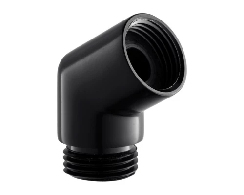 Колено душевой лейки OMNIRES T87BL (черное BLM) Elit-san.ru