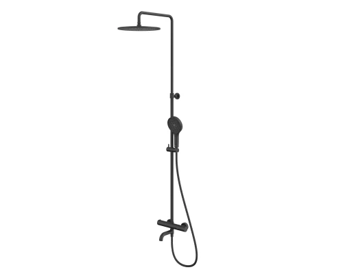 Термостатическая система для ванны наружного монтажа WHITECROSS Y Y1234TOPBL (черный мат)