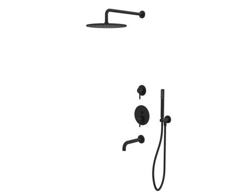 Система для ванны скрытого монтажа WHITECROSS Y YSET07BL (черный мат) Elit-san.ru