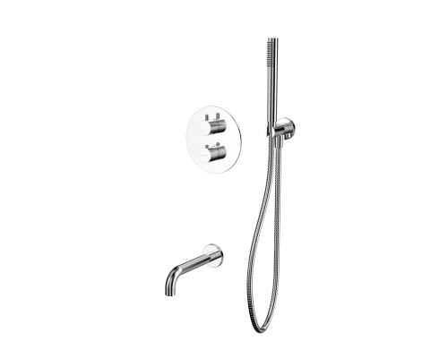 Термостатическая система для ванны скрытого монтажа WHITECROSS Y YSET10CR (хром) Elit-san.ru