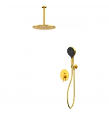 Система для душа скрытого монтажа WHITECROSS Y YSET12TOPGLB (брашированное золото)