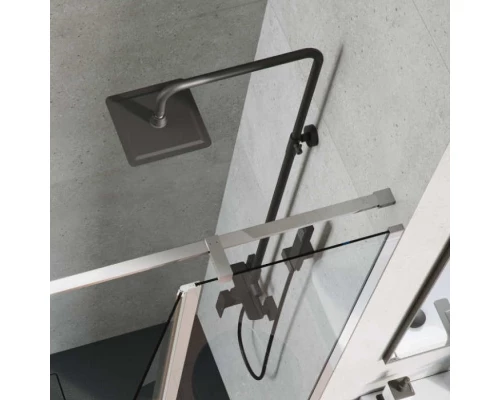 Система для душа наружного монтажа EXCELLENT Rain Keria AREX.2081BL (черный мат) Elit-san.ru