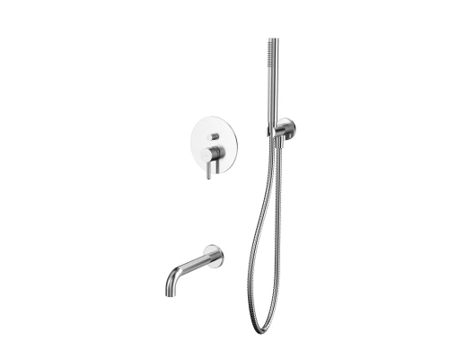 Система для ванны скрытого монтажа WHITECROSS Y YSET06NIB (брашированный никель)