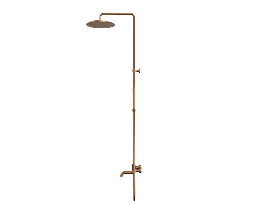 Термостатическая система для ванны наружного монтажа WHITECROSS Y Y1234CPB (брашированная медь)