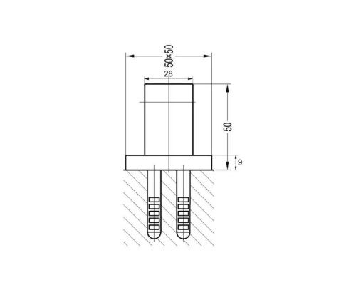 Держатель для душевой лейки Omnires 8876ABL черный Elit-san.ru