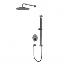 Система для душа скрытого монтажа WHITECROSS Y YSET05GM (оружейная сталь)