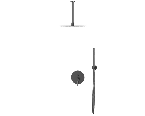 Система для душа скрытого монтажа WHITECROSS Y YSET12GM (оружейная сталь)