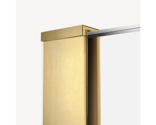 Душевое ограждение NEW TRENDY VELIO GOLD SATIN 90x200 D-0190B (брашированное золото) Elit-san.ru