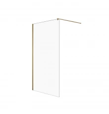 Душевое ограждение NEW TRENDY VELIO GOLD SATIN 130x200 D-0200B (брашированное золото)