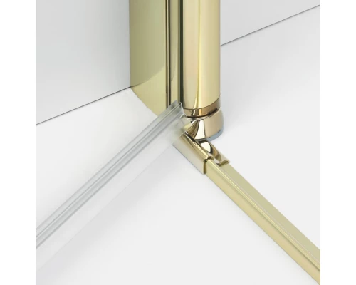 Дверь в нишу NEW TRENDY NEW SOLEO LIGHT GOLD 90x195 D-0482A (светлое золото) Elit-san.ru