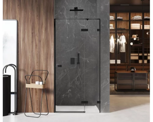 Дверь в нишу NEW TRENDY AVEXA BLACK 100x200 EXK-1551 (черный) Elit-san.ru