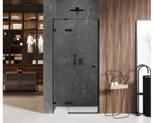 Дверь в нишу NEW TRENDY AVEXA BLACK 120x200 EXK-1554 (черный) Elit-san.ru