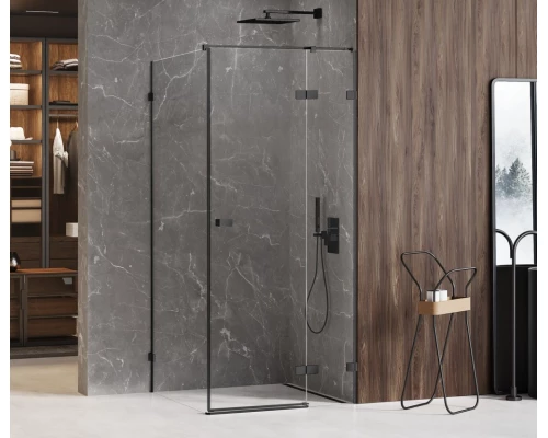 Душевое ограждение NEW TRENDY AVEXA BLACK 100x70x200 EXK-1585 (черный) Elit-san.ru