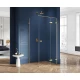Душевое ограждение NEW TRENDY AVEXA GOLD BRUSHED 80x90x200 EXK-1733 (брашированное золото) Elit-san.ru