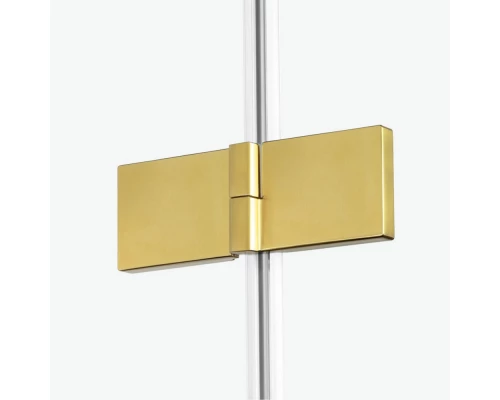 Душевое ограждение NEW TRENDY AVEXA GOLD BRUSHED 90x90x200 EXK-1744 (брашированное золото) Elit-san.ru