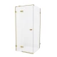Душевое ограждение NEW TRENDY AVEXA GOLD BRUSHED 110x90x200 EXK-1871 (брашированное золото) Elit-san.ru