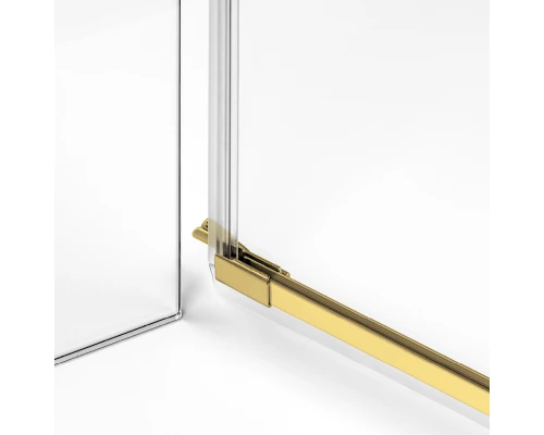 Душевое ограждение NEW TRENDY AVEXA GOLD SHINE R 110x80x200 EXK-2143 (золото) Elit-san.ru