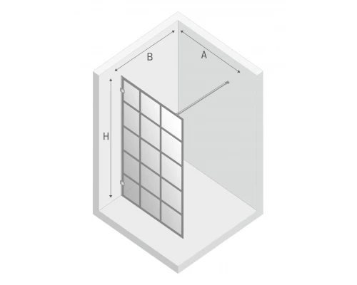 Душевое ограждение NEW TRENDY AVEXA WHITE 70x200 EXK-2982 (белый) Elit-san.ru