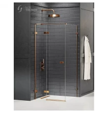 Душевое ограждение NEW TRENDY AVEXA COPPER BRUSHED L 100x110x200 EXK-3561 (брашированная медь)