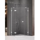 Душевое ограждение NEW TRENDY AVEXA WHITE L 90x90x200 EXK-3864 (белый) Elit-san.ru
