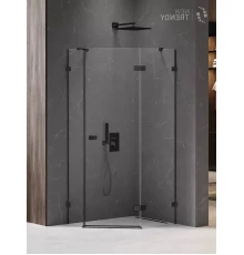 Душевое ограждение NEW TRENDY AVEXA BLACK R 100x80x200 EXK-3880 (черный)