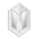 Душевое ограждение NEW TRENDY NEW PRAKTIC 80x80x195 K-0465 (хром) Elit-san.ru